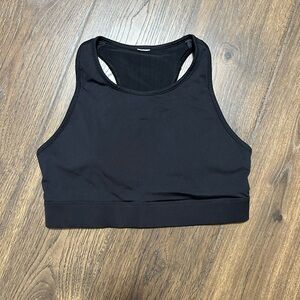 Black Women's Fabletics Sports Bra - Size Large